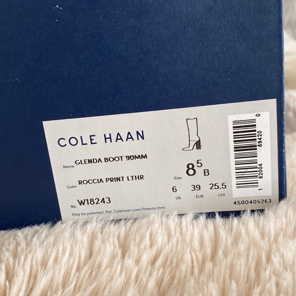 Cole Haan ‘Glenda Boot’ Genuine leather, snake print size 8.5 - Picture 5 of 6